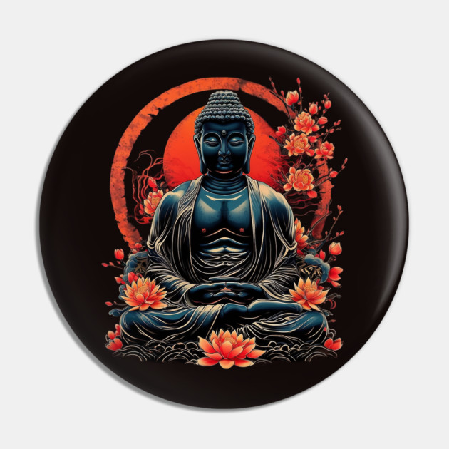 Buddha Meditation Pin by animegirlnft