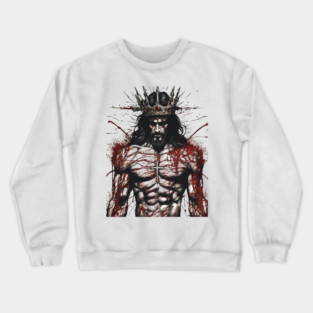 Jesus Muscular Crewneck Sweatshirt