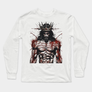 Jesus Muscular Long Sleeve T-Shirt
