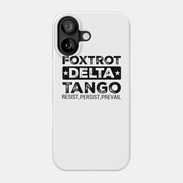 Foxtrot-Delta-Tango Phone Case by ArtistTee ⭐⭐⭐⭐⭐