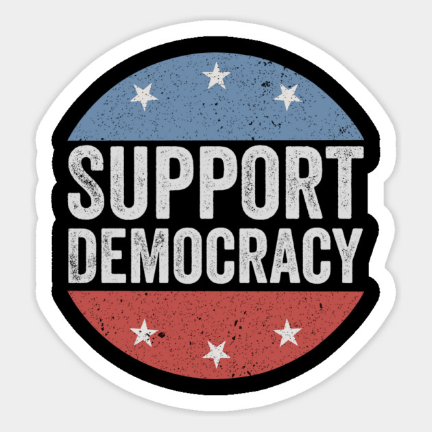 Support Democracy Magnet by ArtistTee ⭐⭐⭐⭐⭐