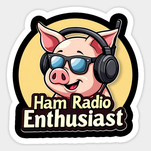 Ham Radio Enthusiast Sticker by BA