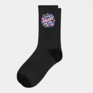 Fun Cosmic Love Design Socks