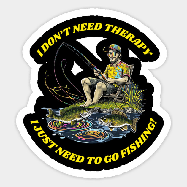 I don't need Therapy. Sticker by BA