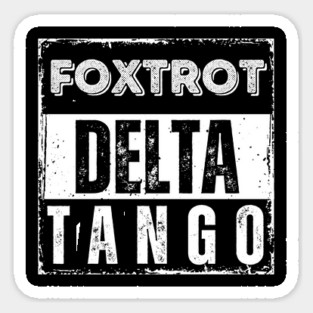 Foxtrot-Delta-Tango Sticker