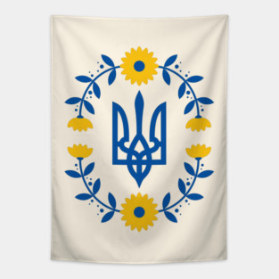 Stand with Ukraine Tapestry