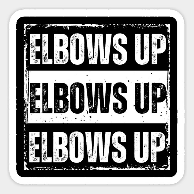 Elbows-Up Magnet by Creatifly Graphic Tees