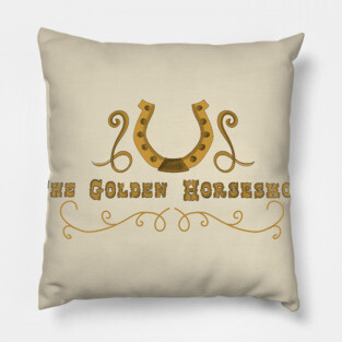 The Golden Horseshoe Pillow