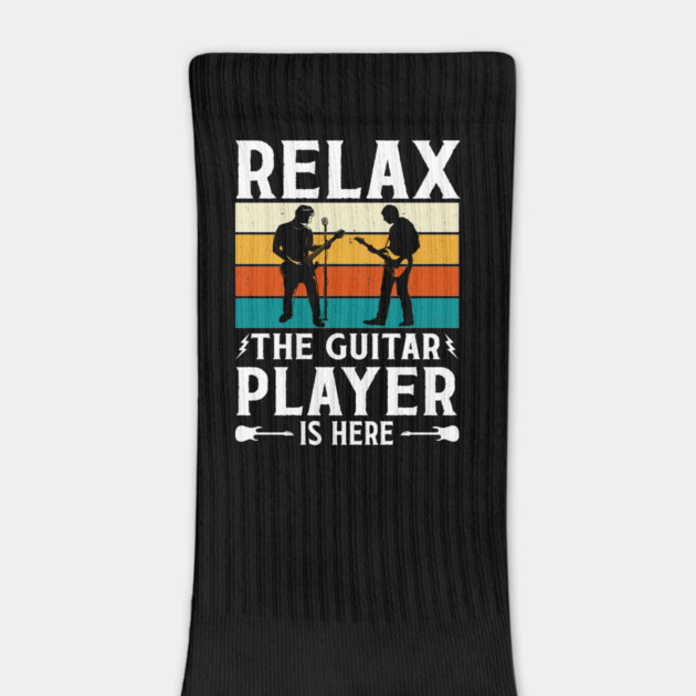 Relax The Guitar Player Is Here - Retro Design by Otaku Vibes