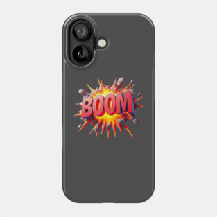 Boom Graphic tees Phone Case