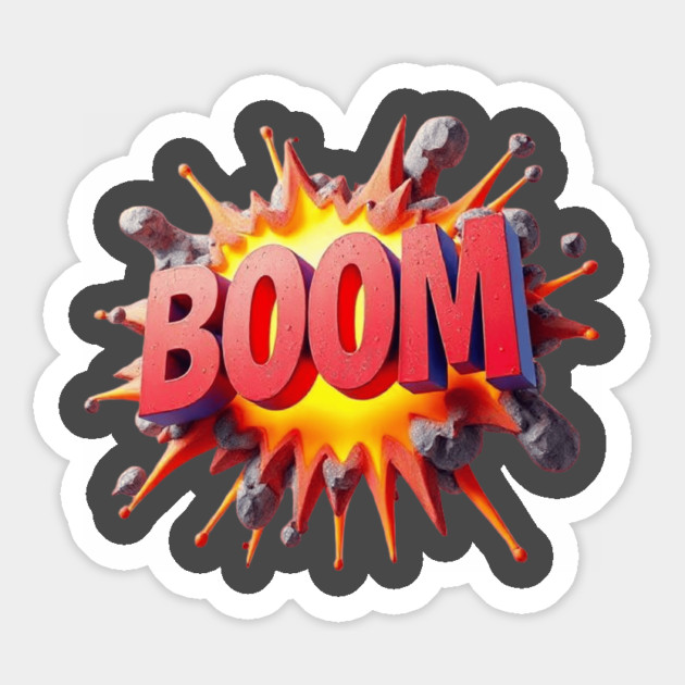 Boom Graphic tees Magnet by Graphic tees