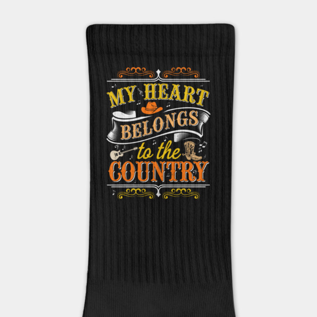 My Heart Belongs to the Country - Western Design by Otaku Vibes