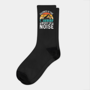 Silence is the Worst of Noise - Musical Instruments Socks