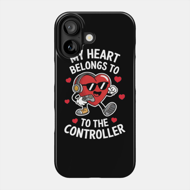 My Heart Belongs to the Controller - Gaming Love Phone Case by Otaku Vibes