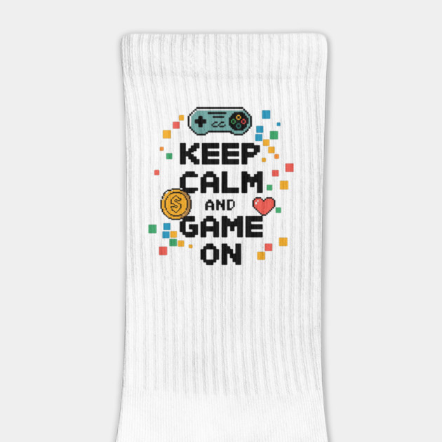 Keep Calm and Game On by Otaku Vibes