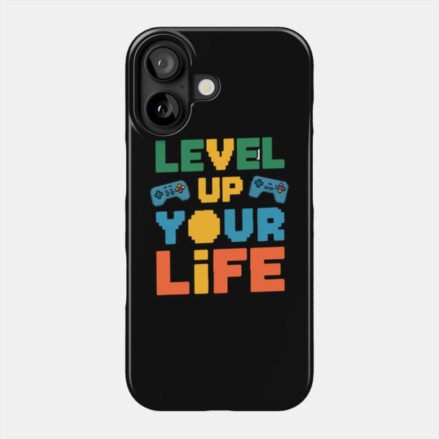 Level Up Your Life Phone Case by Otaku Vibes