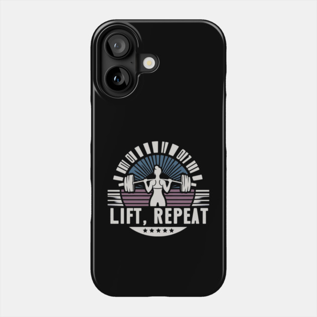 Lift and Repeat: Vintage Strength Phone Case by Ben's Store 1