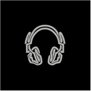 Headphones Posters and Art