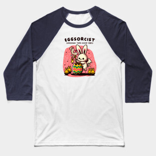 EGGSORCIST Baseball T-Shirt