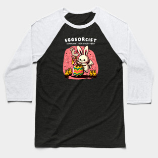 EGGSORCIST Baseball T-Shirt