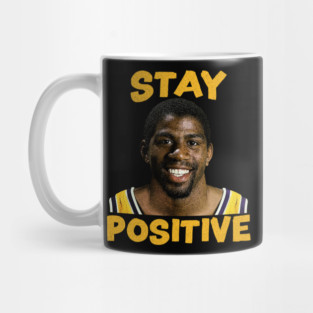 STAY POSITIVE - MAGIC JOHNSON VINTAGE Mug