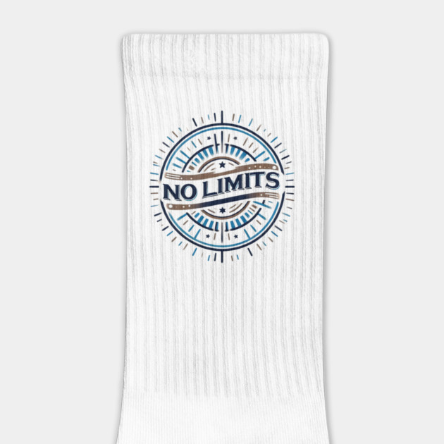 No Limits – Motivational Vintage Badge Design by Ben's Store 1