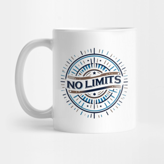 No Limits – Motivational Vintage Badge Design by Ben's Store 1