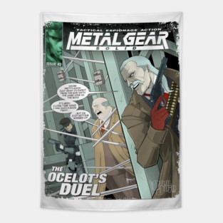 Metal Gear Solid - Unofficial Comic Book Cover 2 Tapestry