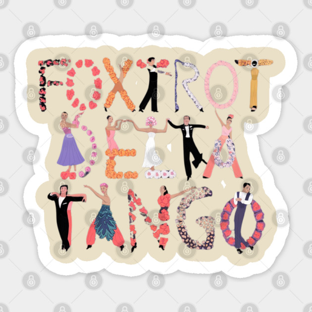 Foxtrot-Delta-Tango Sticker by Creatifly Graphic Tees