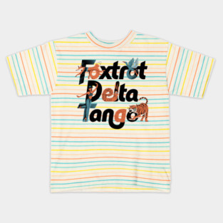 Foxtrot-Delta-Tango Kids T-Shirt