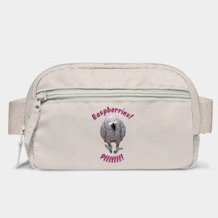 African grey Einstein parrot "Raspberries" Bag