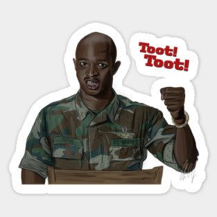 Major Payne: Toot! Toot! Sticker