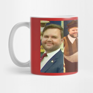 Weird JD Vance Face Meme Mug