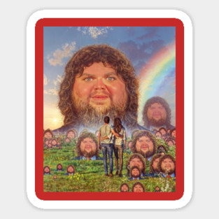 Weird JD Vance Face Dank Meme Sticker