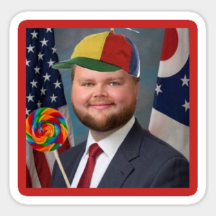 JD Vance is Weird Meme Sticker