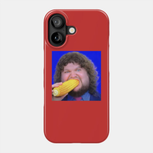 Weird JD Vance Face Eating Corn Meme Phone Case