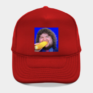 Weird JD Vance Face Eating Corn Meme Hat