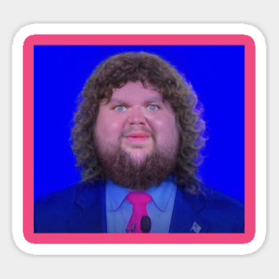 Weird JD Vance Face Meme Sticker