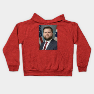 JD Vance Weird Meme Kids Hoodie