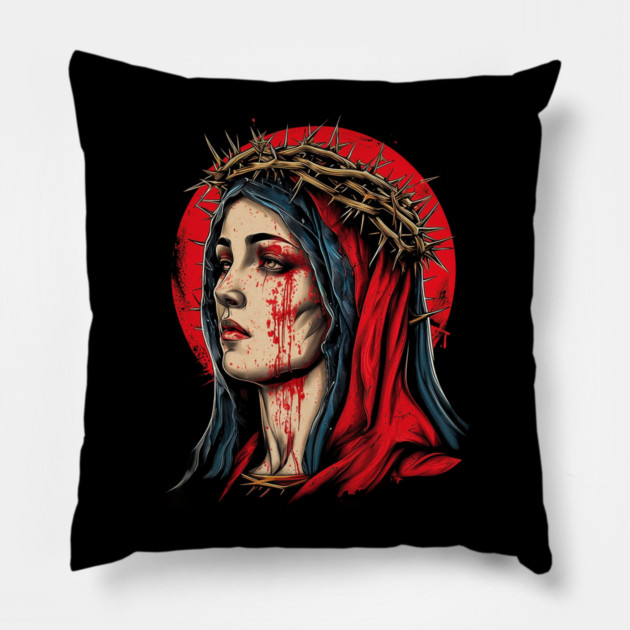 Seven Sorrows of Mary Pillow by animegirlnft