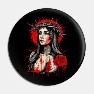 Virgin Mary Our Lady of Sorrows Pin