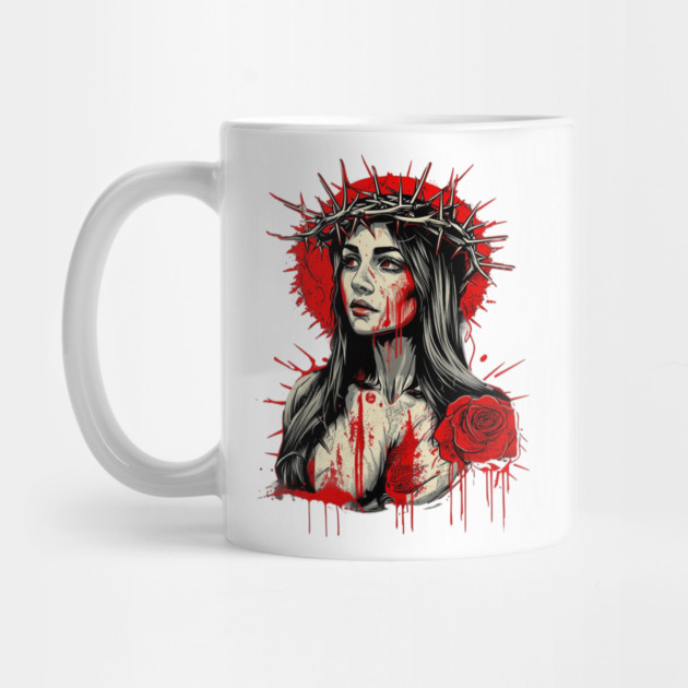 Virgin Mary Our Lady of Sorrows by animegirlnft