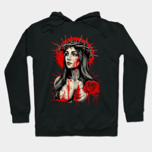 Virgin Mary Our Lady of Sorrows Hoodie