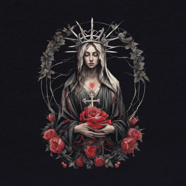 Dark Virgin Mary by animegirlnft