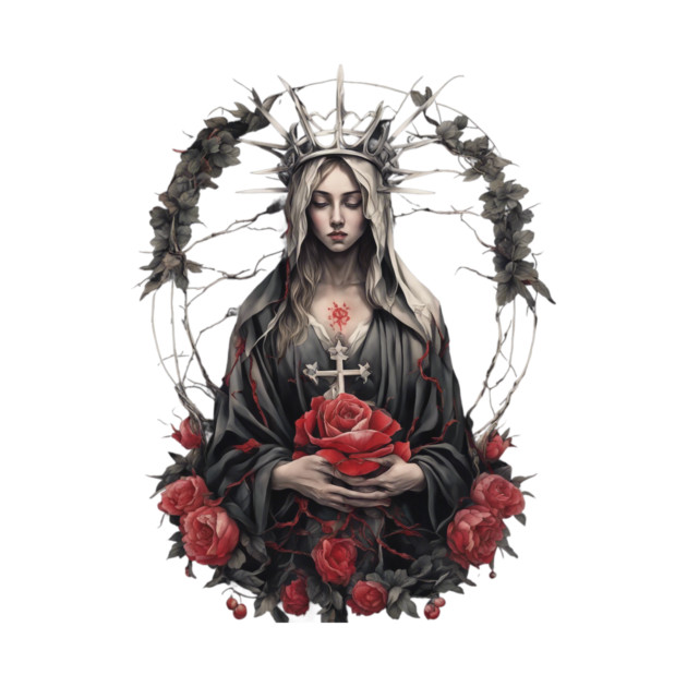 Dark Virgin Mary by animegirlnft