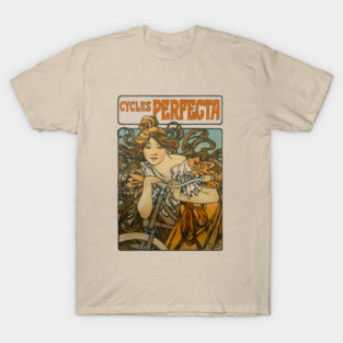 Alphonse Mucha - Cycles Perfecta, 1902 T-Shirt