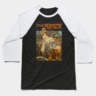 Alphonse Mucha - Cycles Perfecta, 1902 Baseball T-Shirt