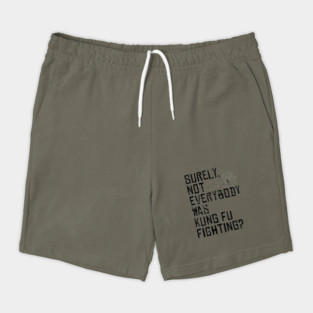 Kung Fu Fighting - the bride black ink Shorts