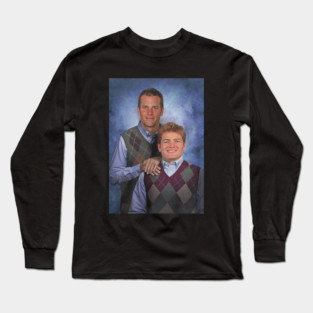 Drake Maye & Tom Stepbrothers Long Sleeve T-Shirt
