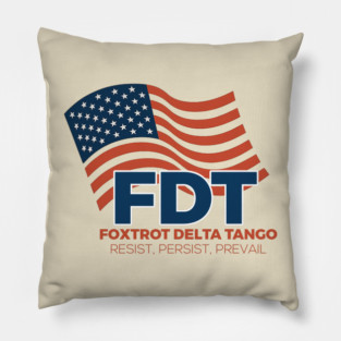Foxtrot-Delta-Tango Pillow